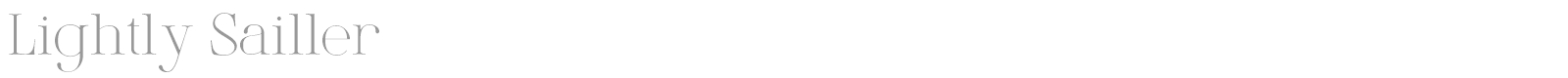 Lightly Sailler font preview